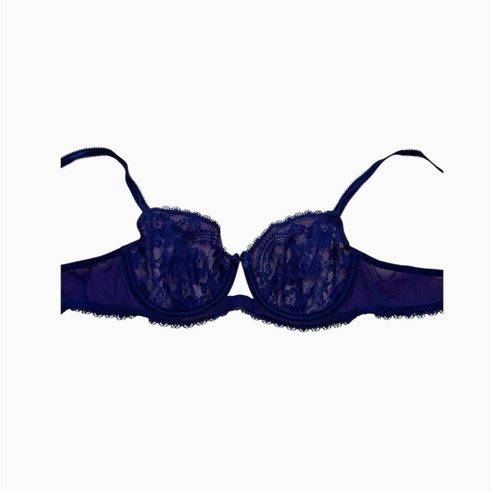 Victoria's Secret Women's Blue and Purple Bra